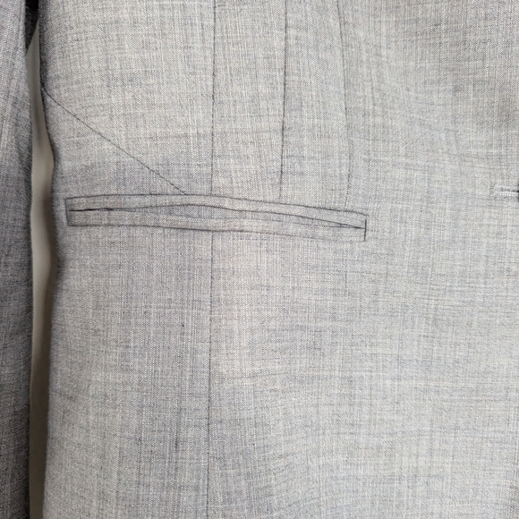 Calvin Klein Women's Gray Blazer - Picture 3 of 9